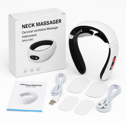 Cervical Neck Massager Pro – Electric Pulse Pain Relief-NEW