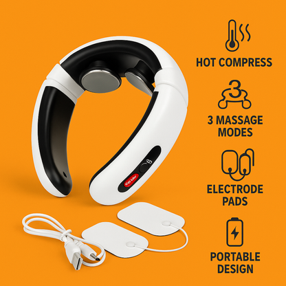 Cervical Neck Massager Pro – Electric Pulse Pain Relief-NEW