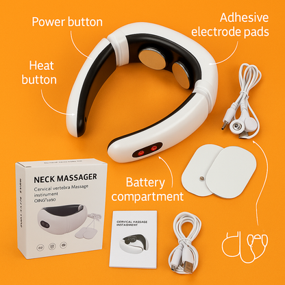 Cervical Neck Massager Pro – Electric Pulse Pain Relief-NEW