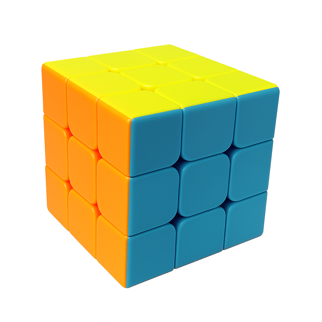 3x3 Magic Cube Puzzle – Smooth Speed Stickerless Toy-NEW