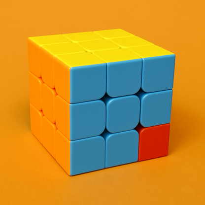 3x3 Magic Cube Puzzle – Smooth Speed Stickerless Toy-NEW