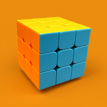 3x3 Magic Cube Puzzle – Smooth Speed Stickerless Toy-NEW