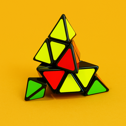 Pyramid Magic Cube – Smooth Speed Stickerless Puzzle Toy-NEW