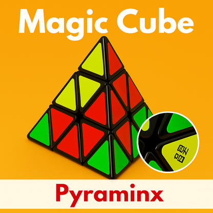 Pyramid Magic Cube – Smooth Speed Stickerless Puzzle Toy-NEW