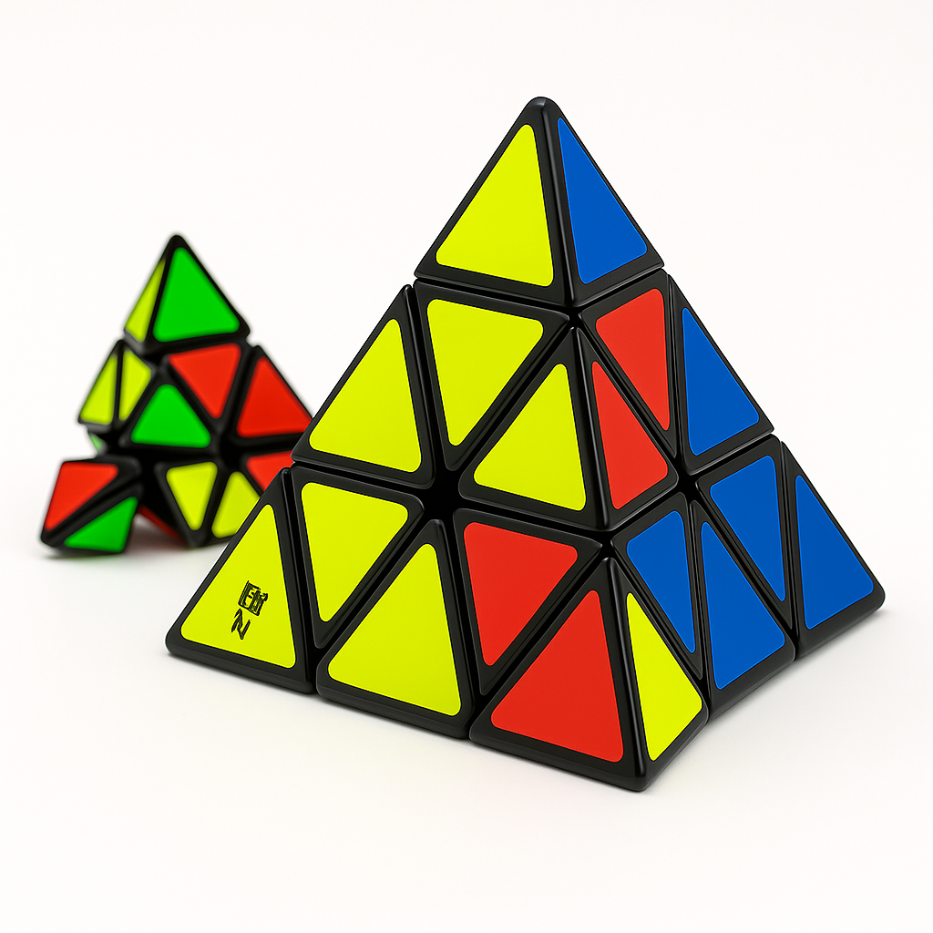 Pyramid Magic Cube – Smooth Speed Stickerless Puzzle Toy-NEW
