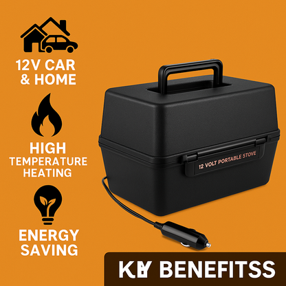 12v Car Portable Food Warmer Travel 4WD 12 Volt Heater Cooker Camping Caravan AU-NEW