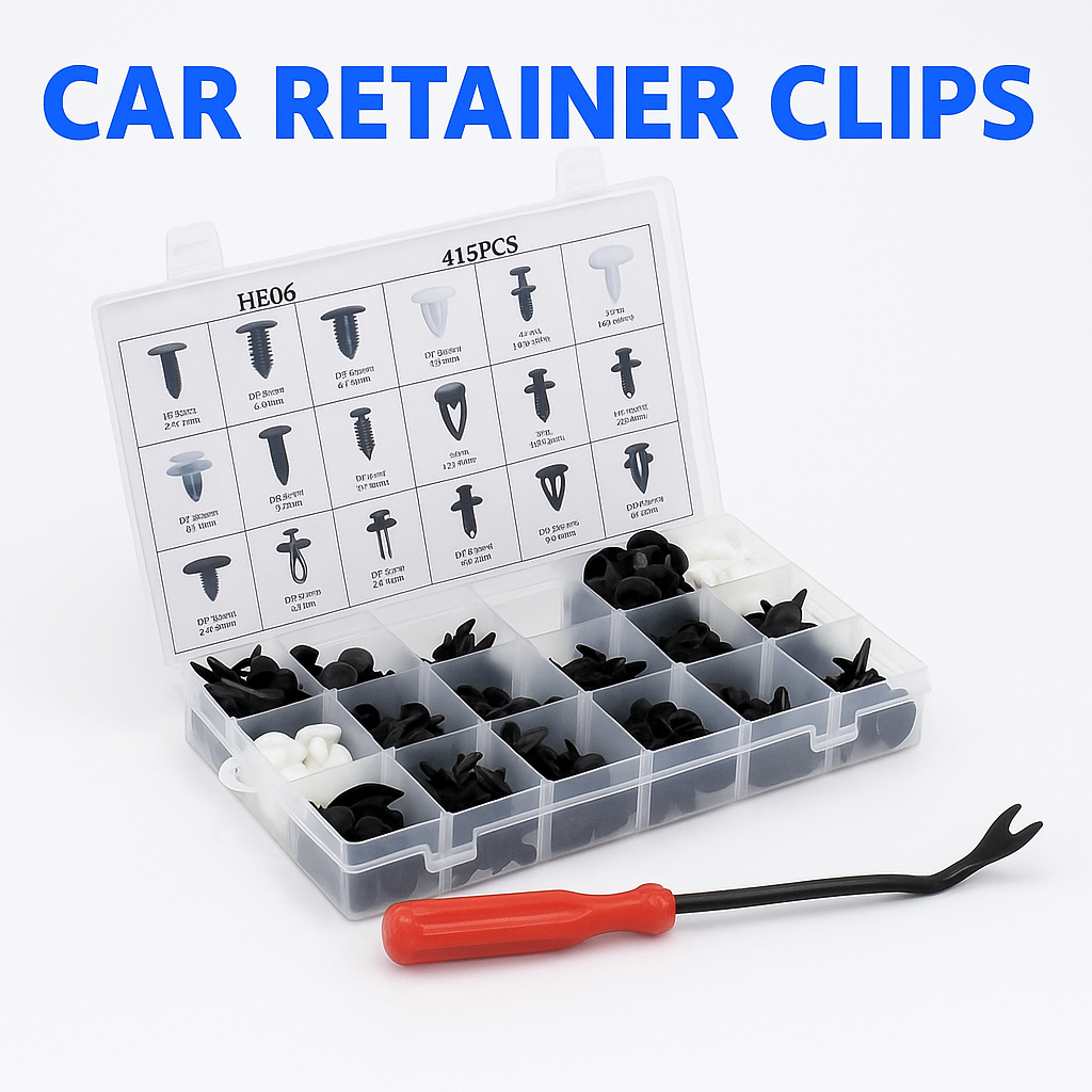 415pcs Car Body Push Retainer Pin Rivet Trim Plastic Clips Panel Moulding Kit AU-NEW