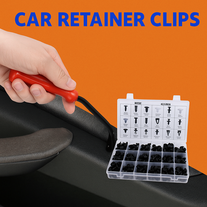 415pcs Car Body Push Retainer Pin Rivet Trim Plastic Clips Panel Moulding Kit AU-NEW