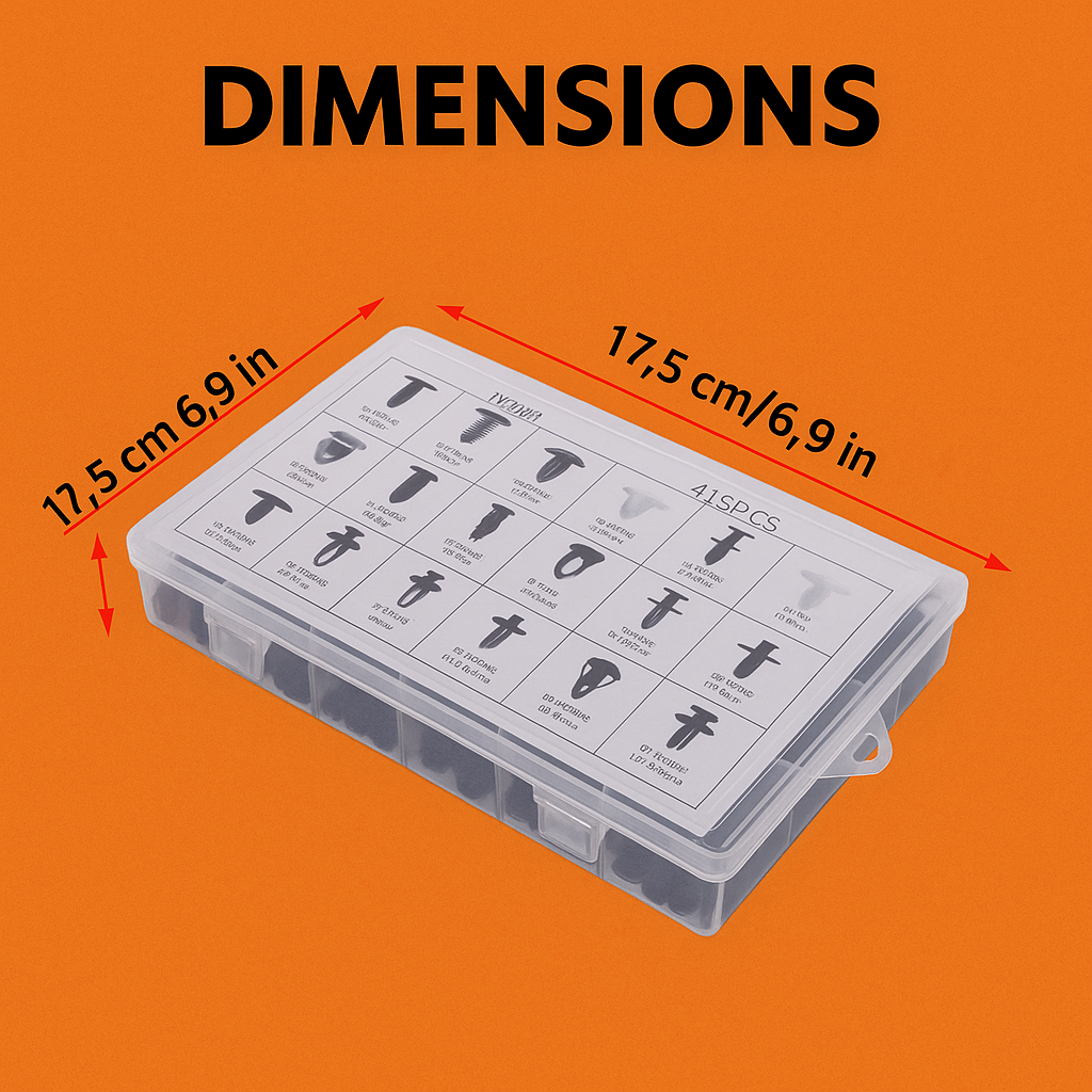 415pcs Car Body Push Retainer Pin Rivet Trim Plastic Clips Panel Moulding Kit AU-NEW