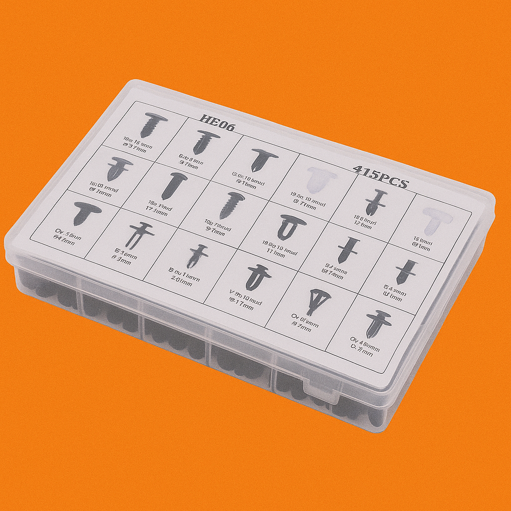 415pcs Car Body Push Retainer Pin Rivet Trim Plastic Clips Panel Moulding Kit AU-NEW