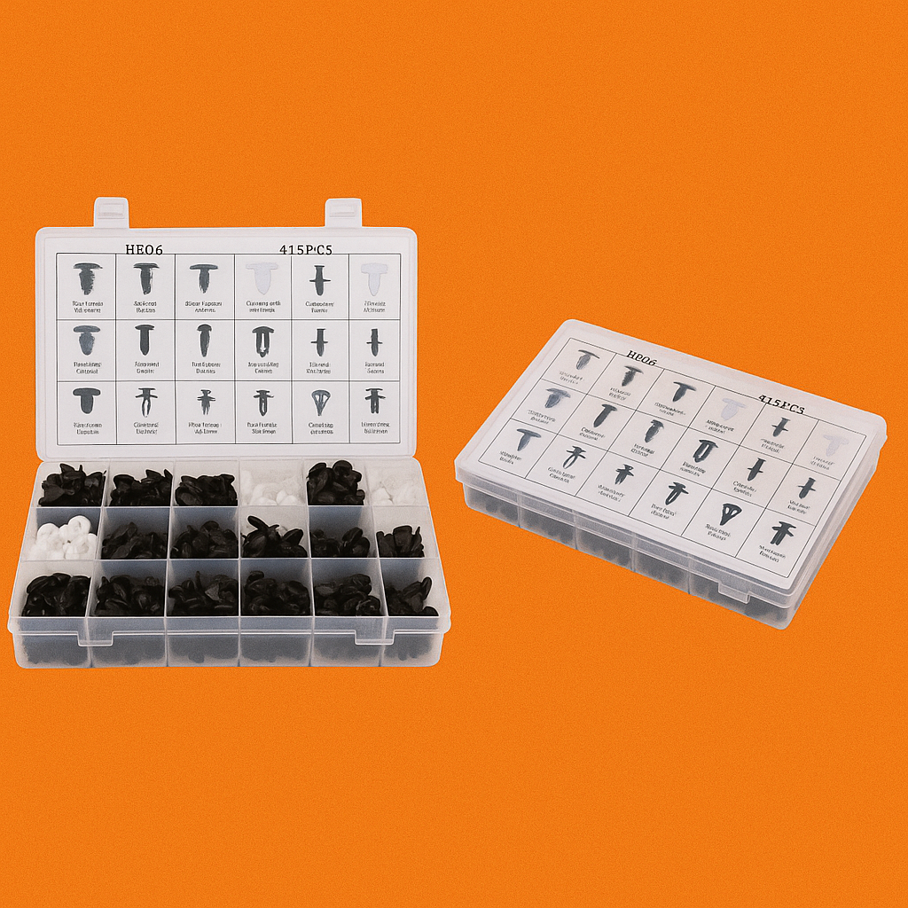 415pcs Car Body Push Retainer Pin Rivet Trim Plastic Clips Panel Moulding Kit AU-NEW