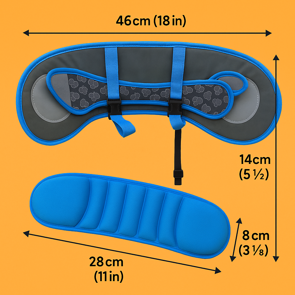 Car Seat Head Kids Relax Sleep Soft Cushion Headrest For Support Children MELB-NEW