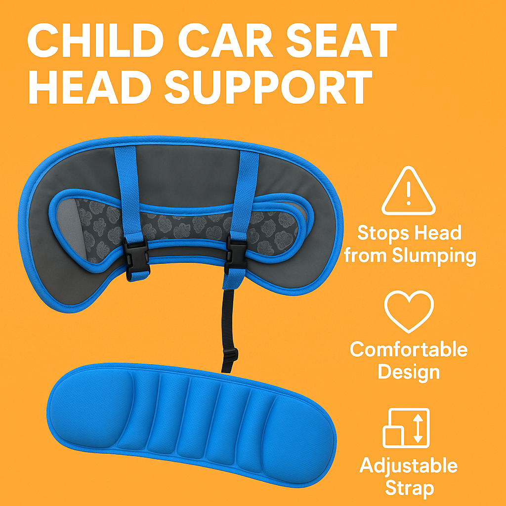 Car Seat Head Kids Relax Sleep Soft Cushion Headrest For Support Children MELB-NEW