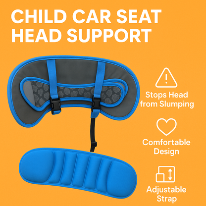 Car Seat Head Kids Relax Sleep Soft Cushion Headrest For Support Children MELB-NEW