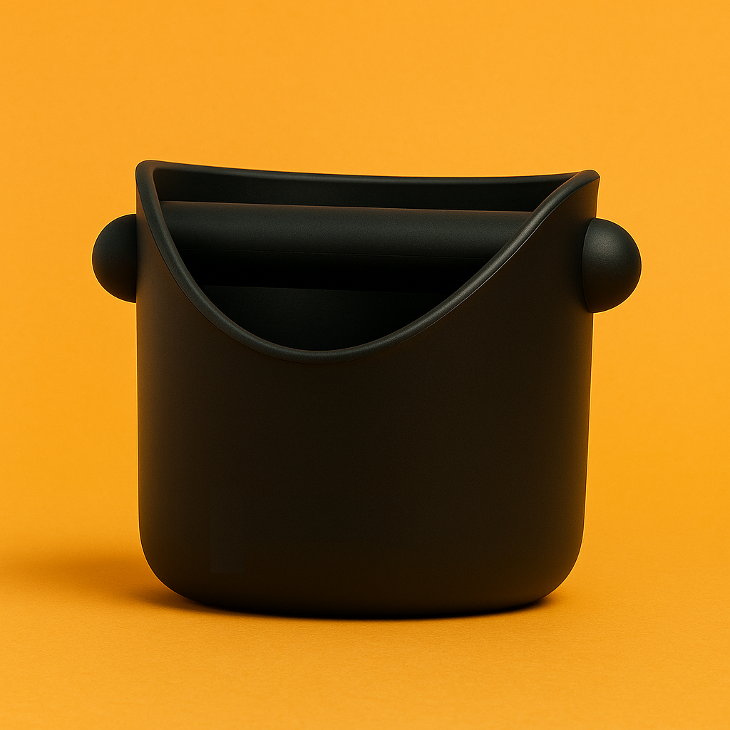 Coffee Waste Container Grinds Coffee Knock Box Coffee Waste Bin Black Bucket -NEW