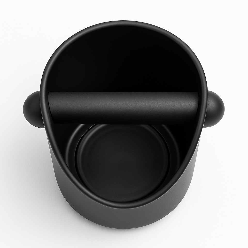 Coffee Waste Container Grinds Coffee Knock Box Coffee Waste Bin Black Bucket -NEW