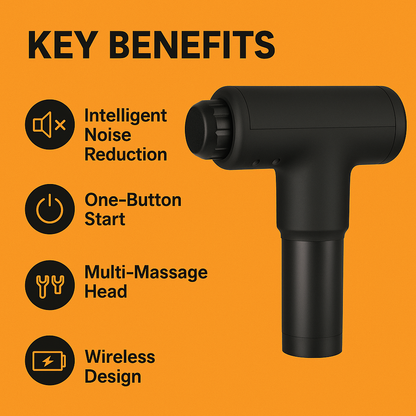 7 Heads Massage Gun Massager Muscle Percussion Deep Tissue Therapy Vibrating AU-NEW
