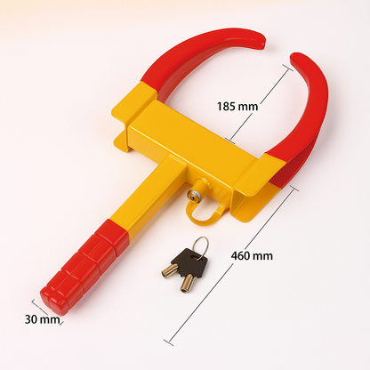 Anti-theft Wheel Lock Clamp with 2 Keys Heavy Duty Clamp For Vehicle Car Trailer-NEW