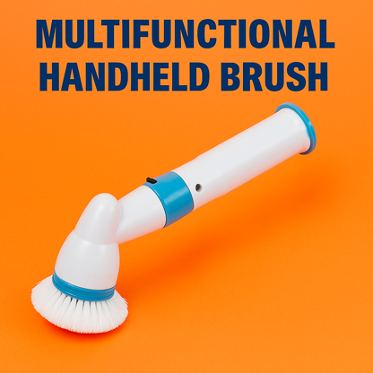 Electric Cordless Chargeable Spin Scrubber Turbo Scrub Cleaning Brush Bathroom-NEW