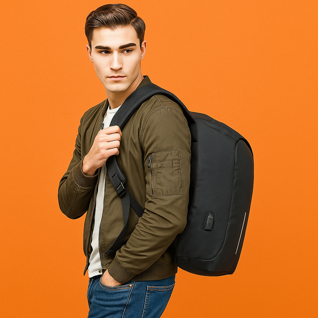 Anti-Theft Laptop Backpack Waterproof with USB Charging Port NEW