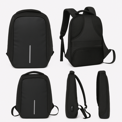 Anti-Theft Laptop Backpack Waterproof with USB Charging Port NEW