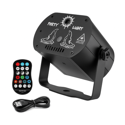 60 Patterns LED Stage Lighting RGB Laser Projector – Party, Club, DJ Light -NEW