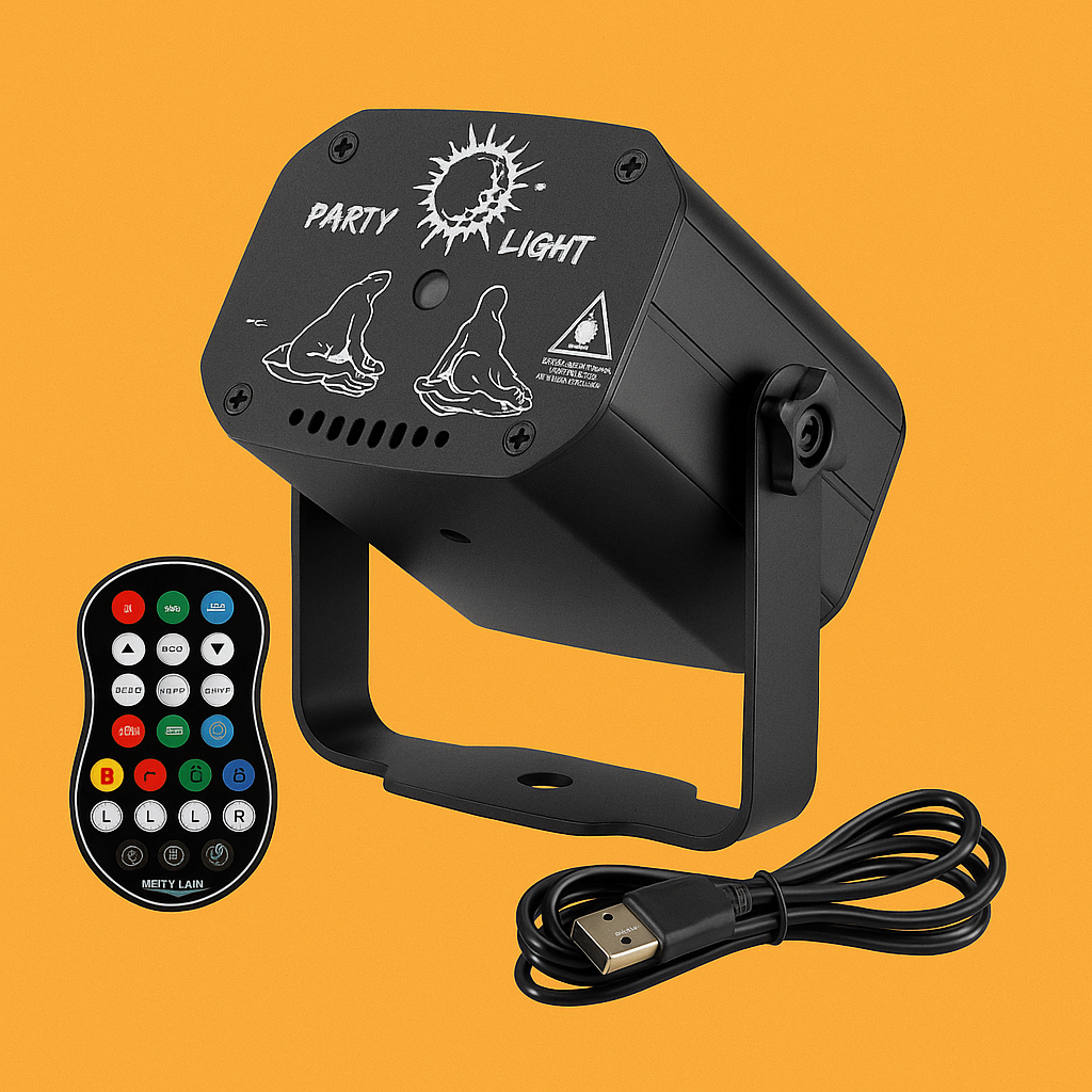 60 Patterns LED Stage Lighting RGB Laser Projector – Party, Club, DJ Light -NEW
