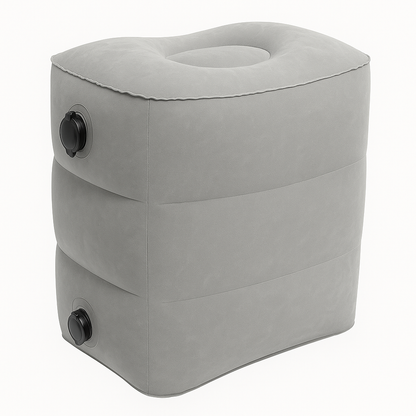 Inflatable Foot Rest Travel Air Pillow Cushion – 3-Layer Leg & Foot Support -NEW