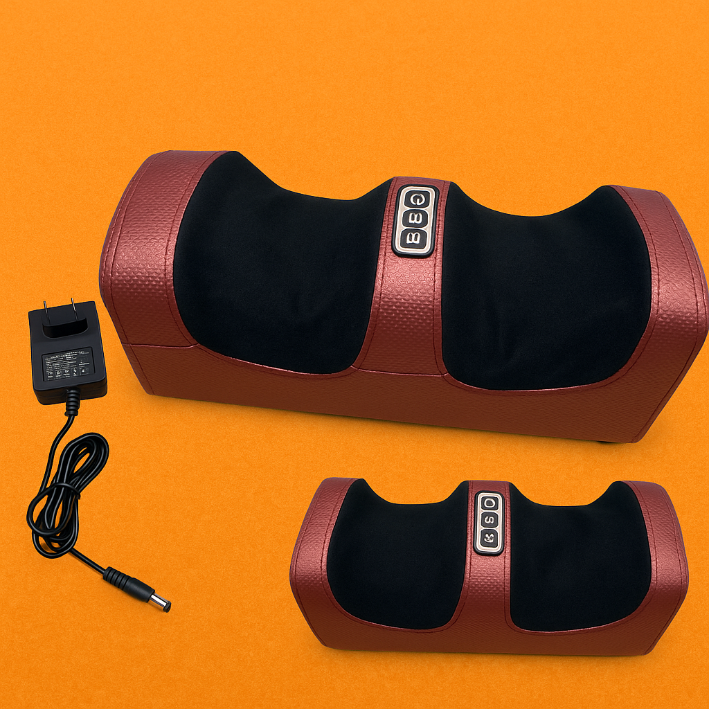Electric Foot Massager Machine – Heated Kneading Therapy for Leg, Calf & Feet Pain Relief -NEW
