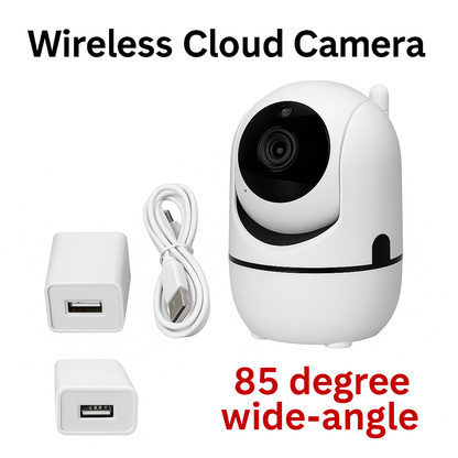 1080P WiFi IP Security Camera – Indoor CCTV with Motion Tracking & Two-Way Audio-NEW