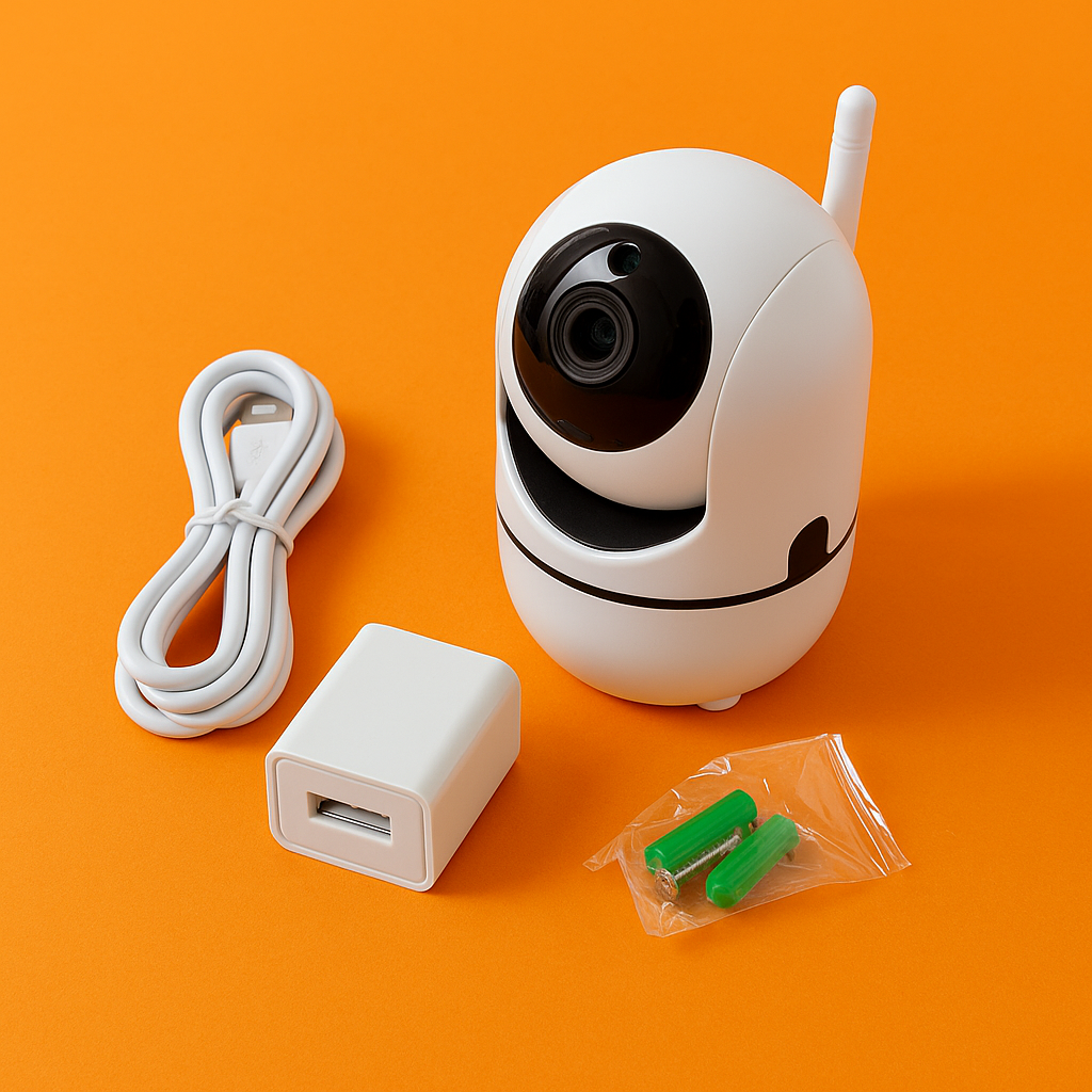 1080P WiFi IP Security Camera – Indoor CCTV with Motion Tracking & Two-Way Audio-NEW