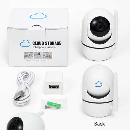 1080P WiFi IP Security Camera – Indoor CCTV with Motion Tracking & Two-Way Audio-NEW