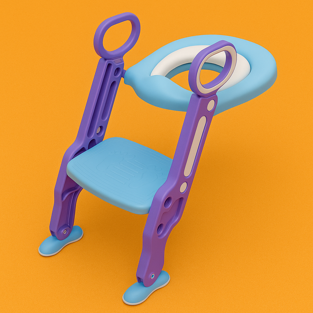 Kids Toilet Seat Ladder Potty Training Step for Toddlers-NEW