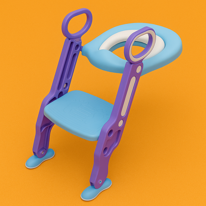 Kids Toilet Seat Ladder Potty Training Step for Toddlers-NEW