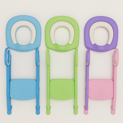 Kids Toilet Seat Ladder Potty Training Step for Toddlers-NEW