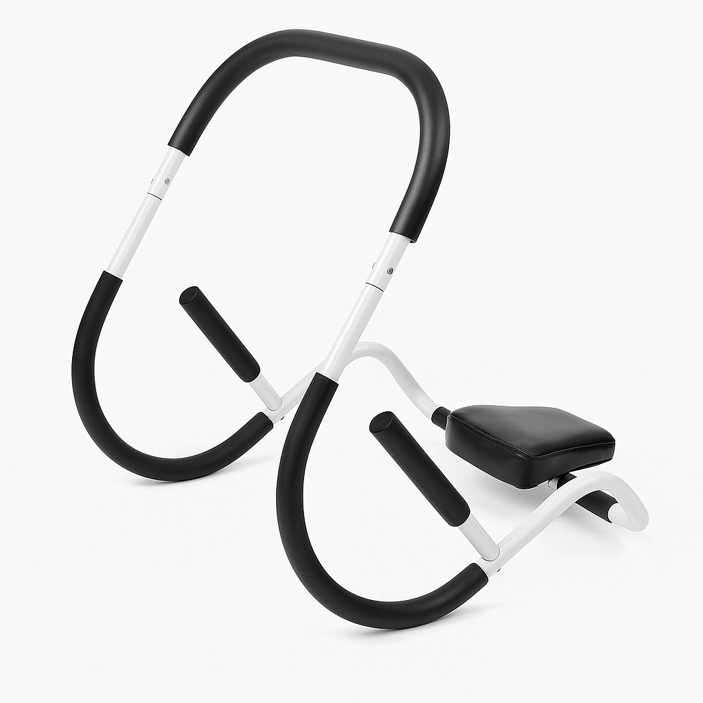 Home Gym AB Roller – Abdominal Crunch Sit-up Trainer with Headrest-NEW
