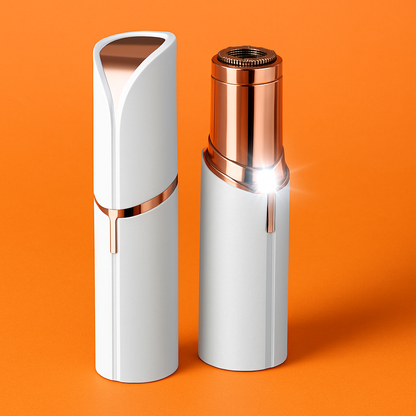 Flawless Facial Hair Remover – USB Rechargeable (White & Gold) -NEW
