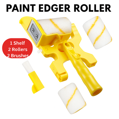 Clean Cut Paint Edger Roller Brush – Handheld Tool for Walls & Ceilings-NEW
