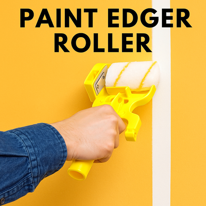Clean Cut Paint Edger Roller Brush – Handheld Tool for Walls & Ceilings-NEW