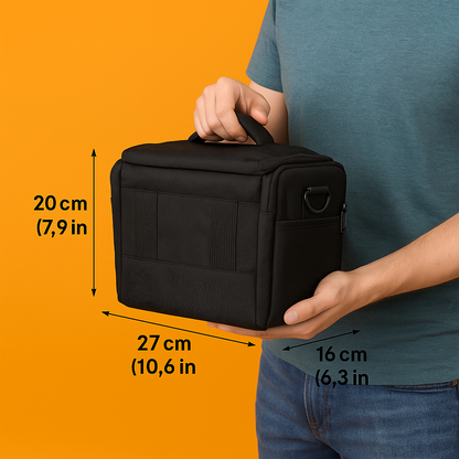 DSLR Camera Bag – Waterproof Shoulder Lens Carry Case for Canon Nikon Sony -NEW
