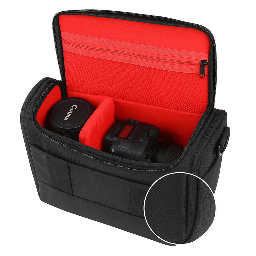 DSLR Camera Bag – Waterproof Shoulder Lens Carry Case for Canon Nikon Sony -NEW
