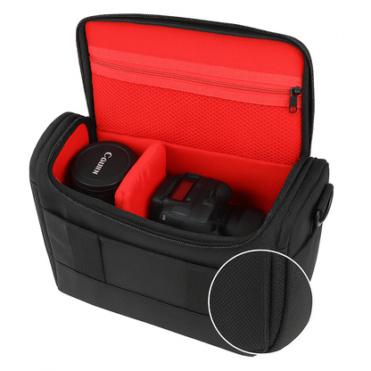 DSLR Camera Bag – Waterproof Shoulder Lens Carry Case for Canon Nikon Sony -NEW