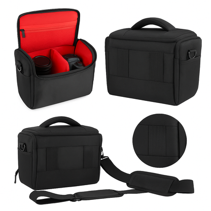 DSLR Camera Bag – Waterproof Shoulder Lens Carry Case for Canon Nikon Sony -NEW