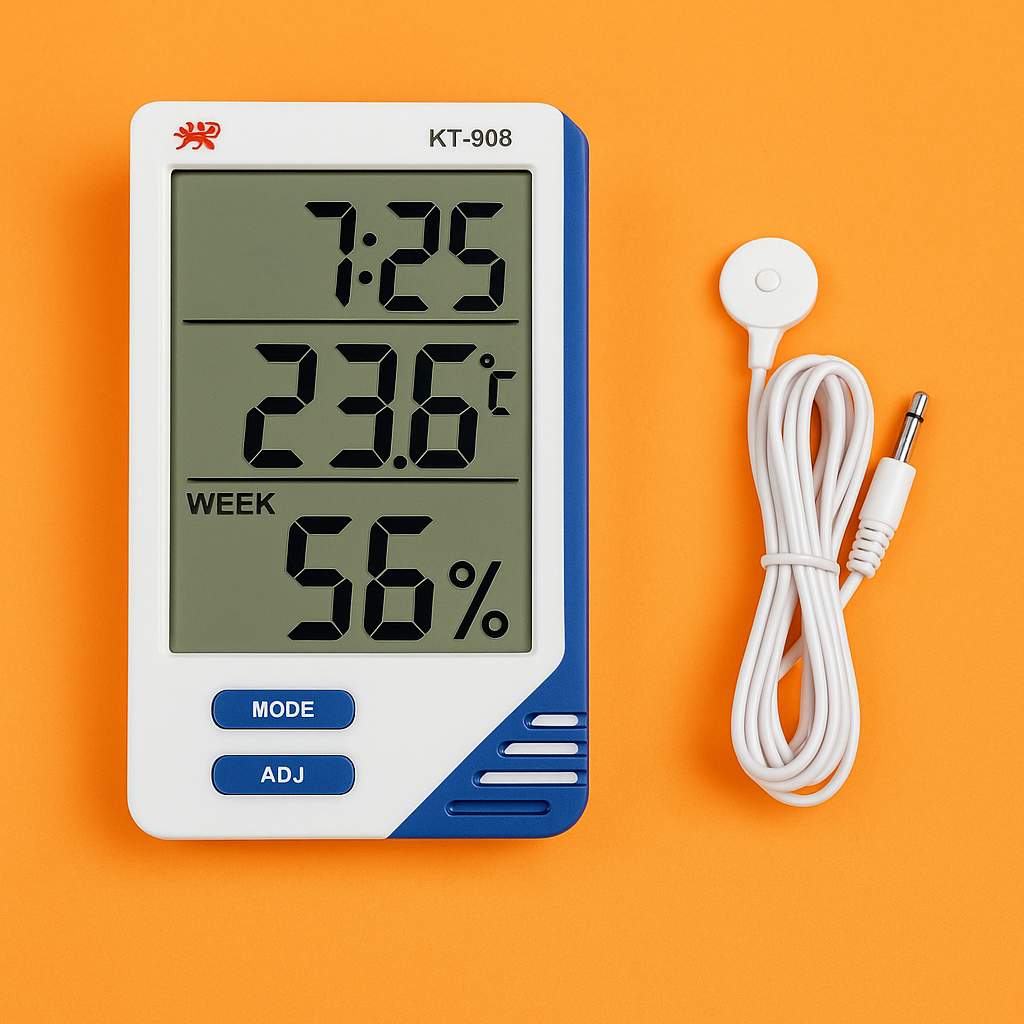 Digital Thermometer Hygrometer Temperature Indoor Outdoor LCD Humidity Meter-NEW