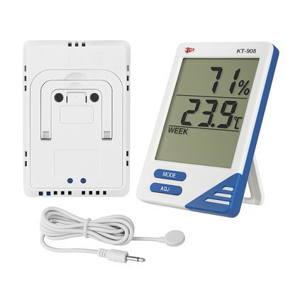 Digital Thermometer Hygrometer Temperature Indoor Outdoor LCD Humidity Meter-NEW