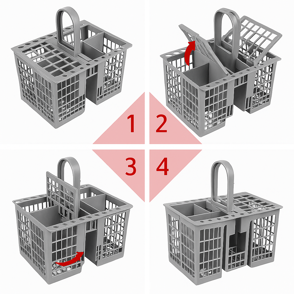 Universal Dishwasher Cutlery Basket Tray Cage -NEW