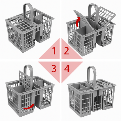 Universal Dishwasher Cutlery Basket Tray Cage -NEW