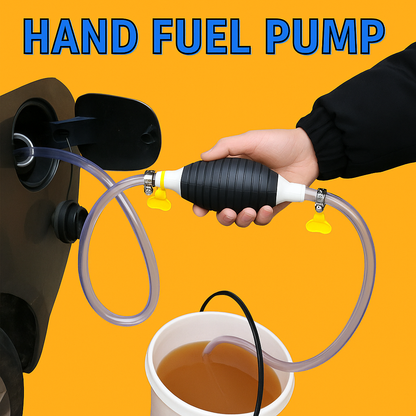 Hand Fuel Pump Car Fuel Tank Sucker Oil Transfer Manual Pump-NEW