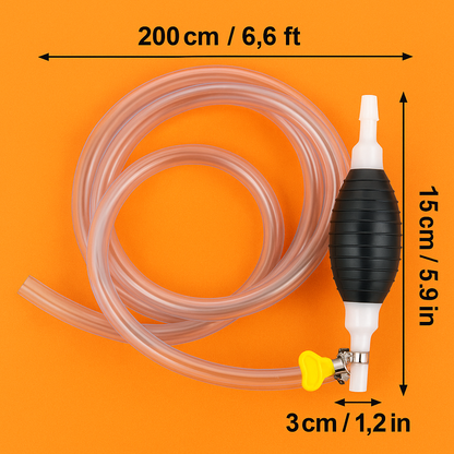 Hand Fuel Pump Car Fuel Tank Sucker Oil Transfer Manual Pump-NEW