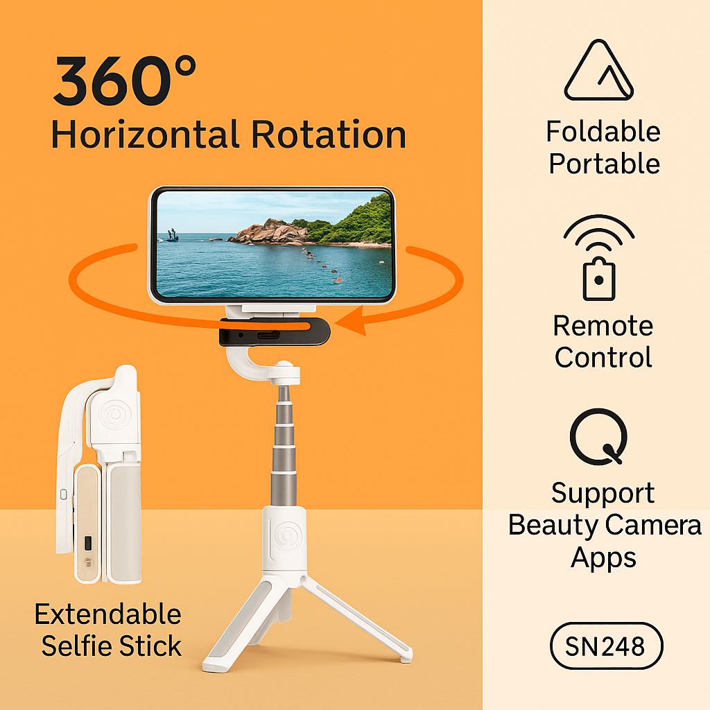 Hohem iSteady Q Gimbal Selfie Stick Tripod -NEW